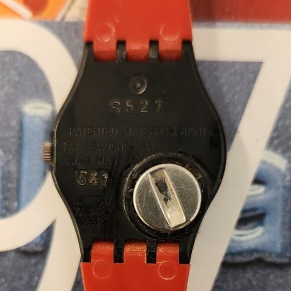 Swatch Watch CHRONO-TECH LB104 1984 Standard Ladies with box and battery - Picture 6 of 6